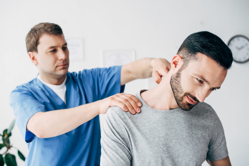 Neck pain treatment consultation