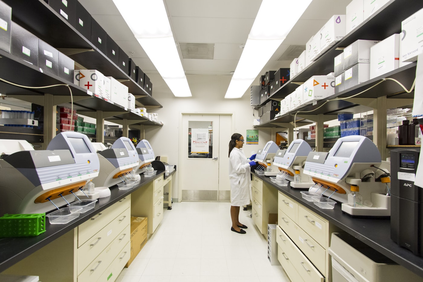 Stem cell therapy lab vials